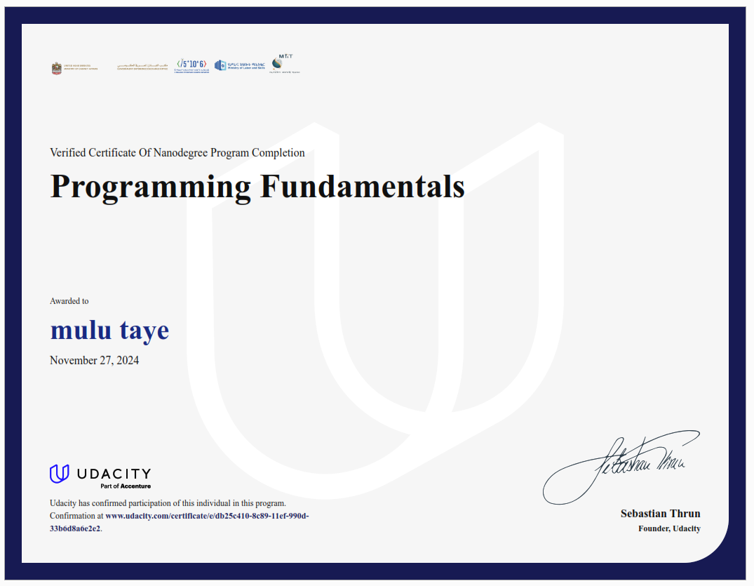 Programming fundamentals
